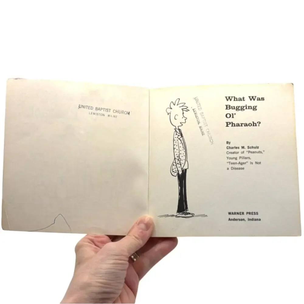 Vintage 1964 What Was Bugging Ol' Pharaoh Book by Charles M. Schulz, PB
